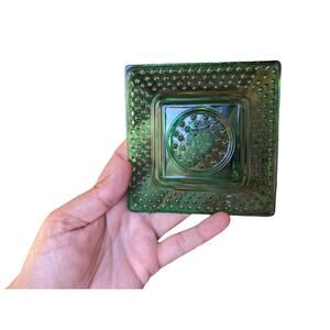 Green Square Vintage Plate Dish
